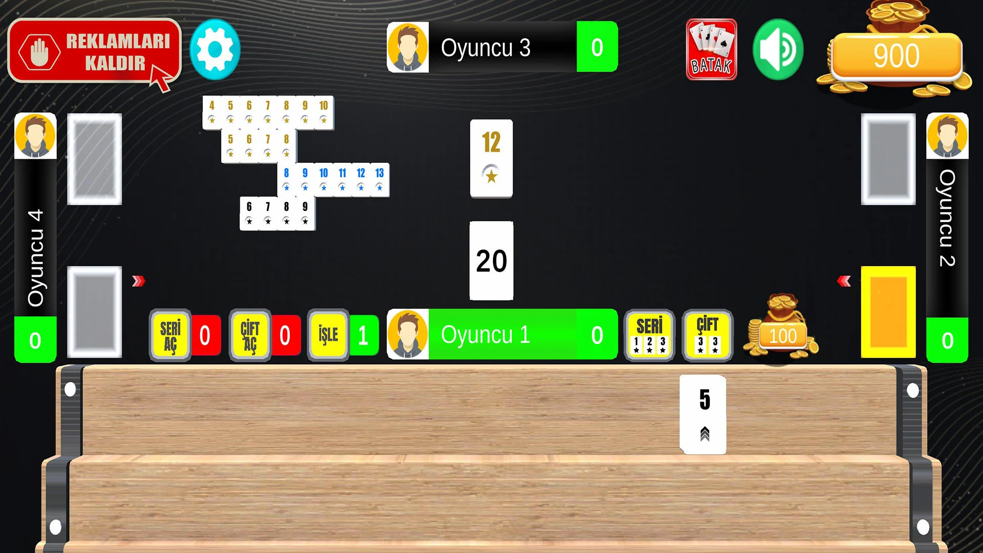 101 Çanak Okey - internetsiz screenshot