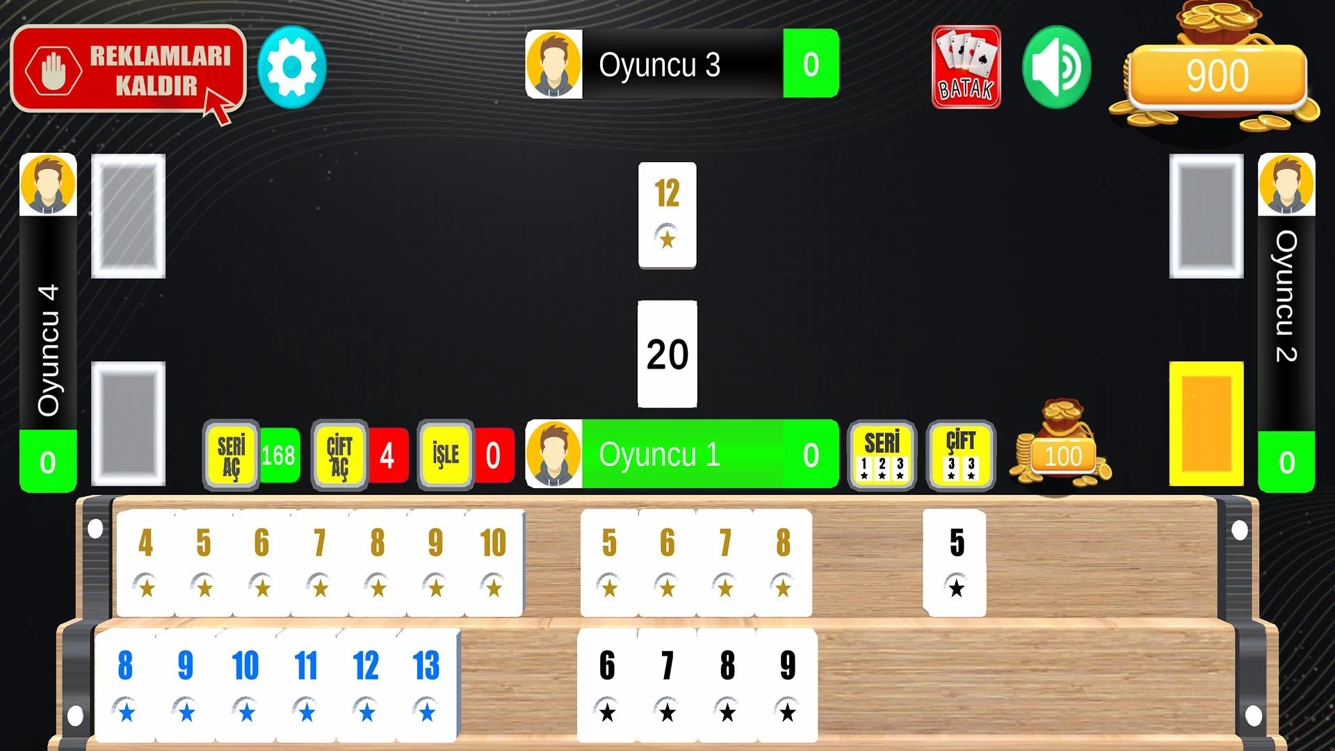 101 Çanak Okey - internetsiz screenshot